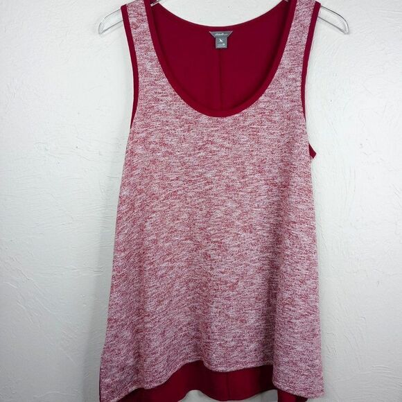Eddie Bauer heathered burgundy tank - Picture 1 of 4